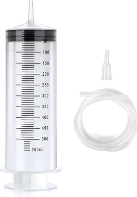 500ml Extra Large Syringe with Tubing - Fox and Superfine