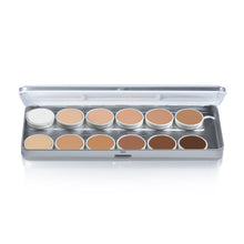 Load image into Gallery viewer, Theatrical Creme Foundation Palette 1.69oz./48gm.,12 C (Metal Pal) - Fox and Superfine