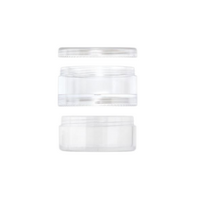 Load image into Gallery viewer, 10 Gram Double Threaded Stackable Jar, Clear - Fox and Superfine