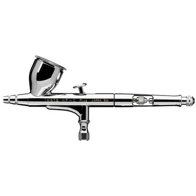 Iwata High Performance HP-C Plus Gravity Feed Dual Action Airbrush - Fox and Superfine