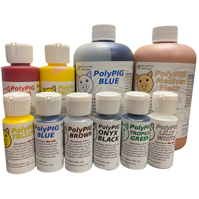 PolyPig Polyurethane Pigment for Resins and Poly Rubbers - Fox and Superfine