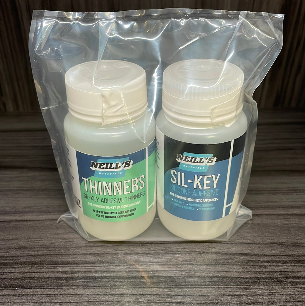 Sil-Key Adhesive and Thinner Bundle - Fox and Superfine