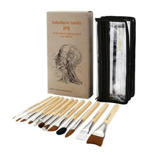 Load image into Gallery viewer, SFX BRUSH SET 12 PC. WITH DOUBLE POUCH (2ND COLLECTION) - Fox and Superfine