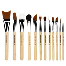 Load image into Gallery viewer, SFX BRUSH SET 12 PC. WITH DOUBLE POUCH (2ND COLLECTION) - Fox and Superfine