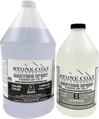 Stone Coat Casting Epoxy- Gallon Kit - Fox and Superfine