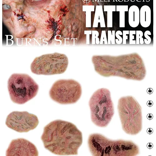 Tattoo Transfers Sets - Fox and Superfine