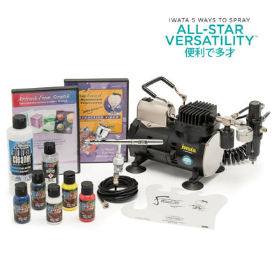 Iwata Deluxe Airbrush Kit with Eclipse HP-CS - Fox and Superfine