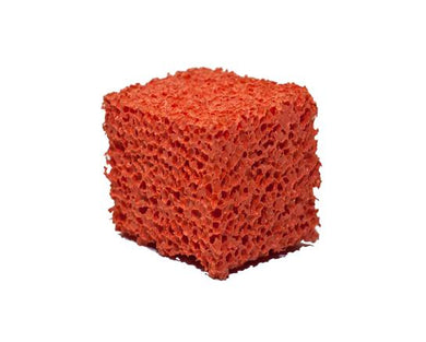 Orange Stipple Sponge 1.3x1.4x1.5 - Fox and Superfine