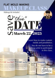 Intro to Flat Mold Making Class with Synthe Online (March 22, 2025)