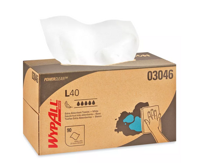 WypAll® L40 Dispenser Box Wipers - 10 x 10