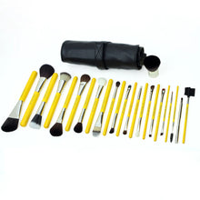 Load image into Gallery viewer, STUDIO LUXURY 24PC. BRUSH SET WITH ROLL-UP POUCH - Fox and Superfine