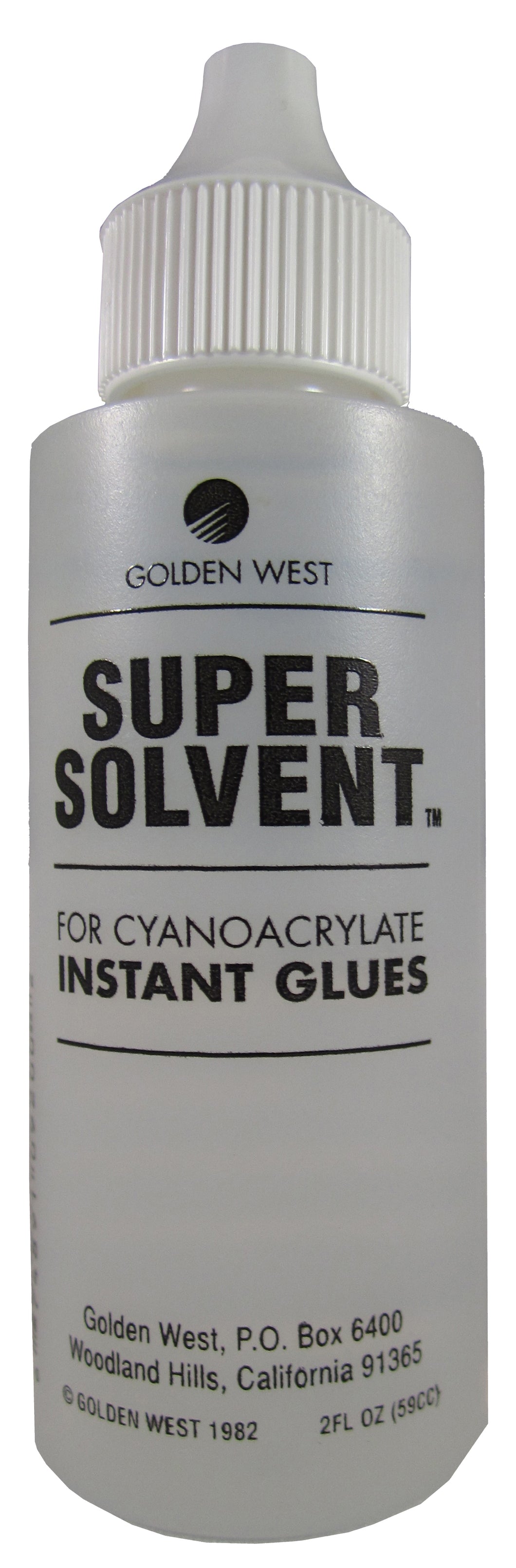 US-1 Super Solvent 2oz debonder for CA glue, will remove super glue - Fox and Superfine